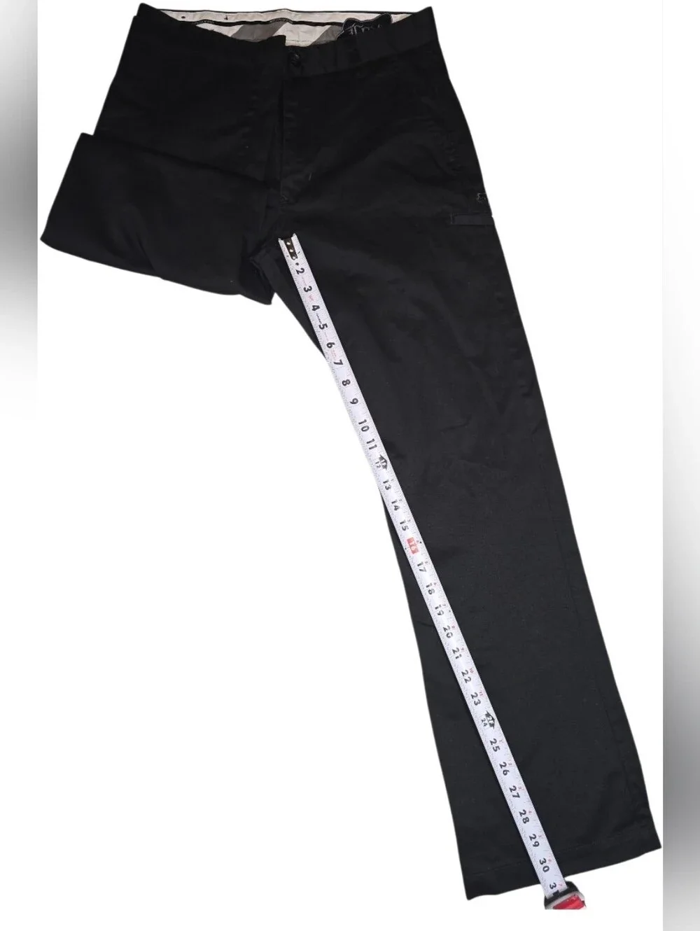 FOX Racing Men’s Black Chino Pants Size 32W Straight Leg